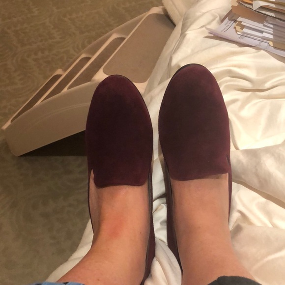 Stuart Weitzman Arise Burgundy Loafers - Picture 4 of 4